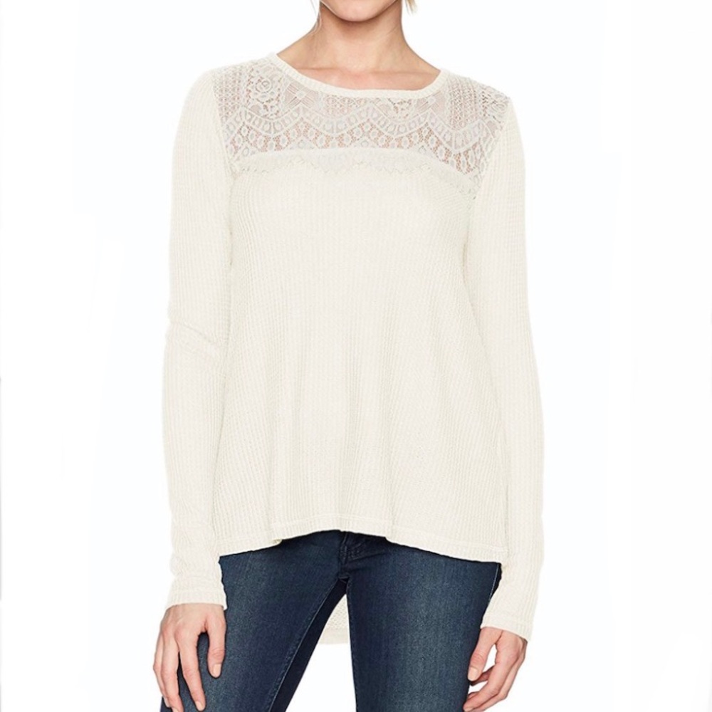Lucky Brand Thermal Waffle Knit Long Sleeve